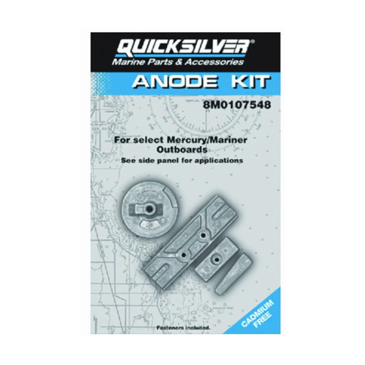 New OEM Quicksilver  Mercury Mariner Force Anode Kit OEM # 710-97-8M0107548