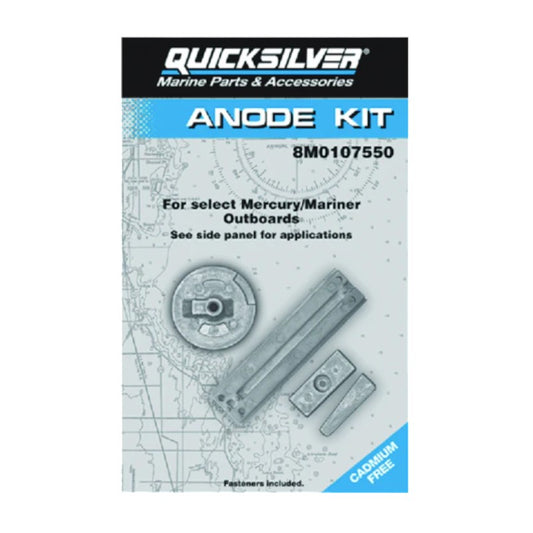 New OEM Quicksilver  Mercury Verado Anode Kit OEM # 710-97-8M0107550