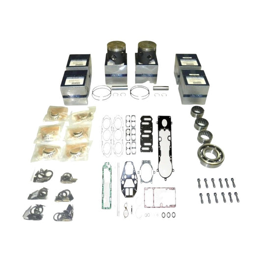 New Outboard Powerhead Rebuild Kit - Mercury & Mariner 210 HP 2.5L Carb SportJet 6-Cylinder (2000-2005)