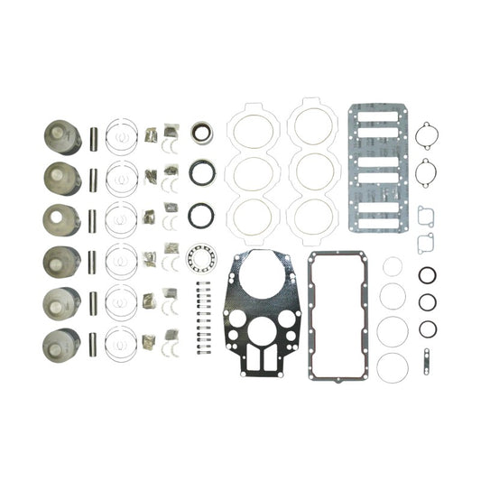 New Outboard Powerhead Rebuild Kit - Mercury & Mariner 225-300 HP 3.0/3.2L V6 ProXS DFI (2004-2017)