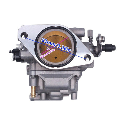 New RecMar /  Yamaha Outboard Carburetor 40 HP 2-Stroke # 66T-14301-60