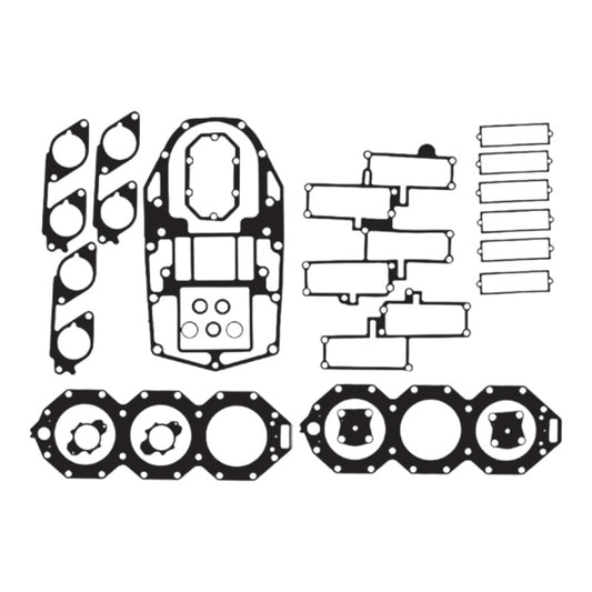 New Red-Rhino _ Johnson & Evinrude 1988-1992 200-250 HP V6 Big-Bore Looper Outboard Powerhead Gasket Kit OEM # 0436891