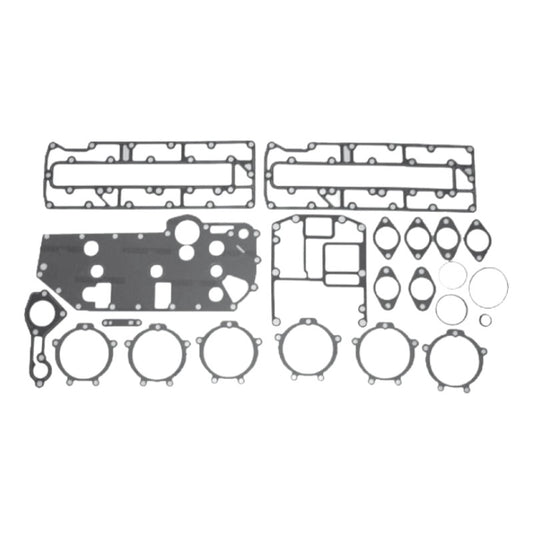 New Red-Rhino _ Mercury & Mariner 1987-2010 70-90 HP 3-CYL Outboard Powerhead Gasket Kit OEM # 27-43004A90