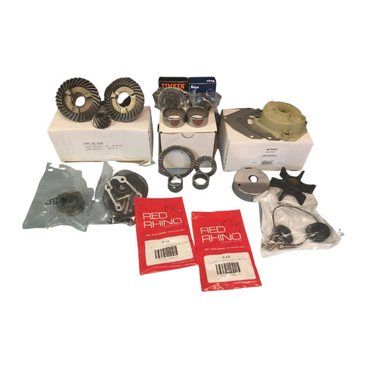 New Red Rhino / Johnson & Evinrude 2004-2012 40-60 HP Etec 2-CYL Gearcase Rebuild Kit