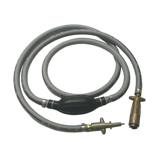 New Red Rhino / Mercury & Mariner Outboard 3/8" x 8' Bayonet Type Fuel Line Assembly
