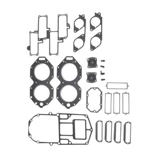 New Red Rhino _ Johnson & Evinrude 1988-2001 120-140 HP 4-CYL Big-Bore Outboard Powerhead Gasket Set Replaces OEM # 0432570