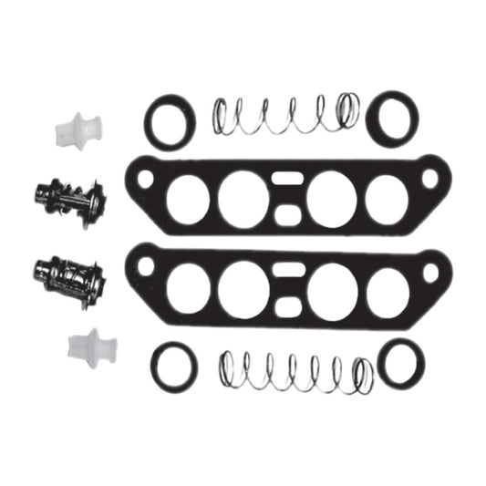 New Red Rhino _ Johnson & Evinrude 4 Cylinder Crossflow Dual Thermostat Kit (JE-T42)