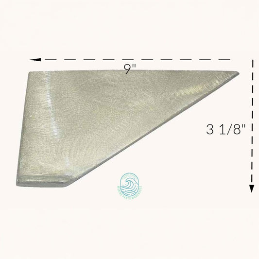 New Skeg Depot _ Mercury & Mariner All Years 40-70 HP 2-Stroke Straight Back Replacement Outboard Skeg