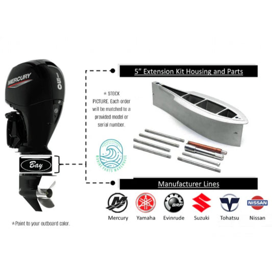 New Yamaha F75-115HP & VF90-115HP & LF115HP Outboard Extension Kit