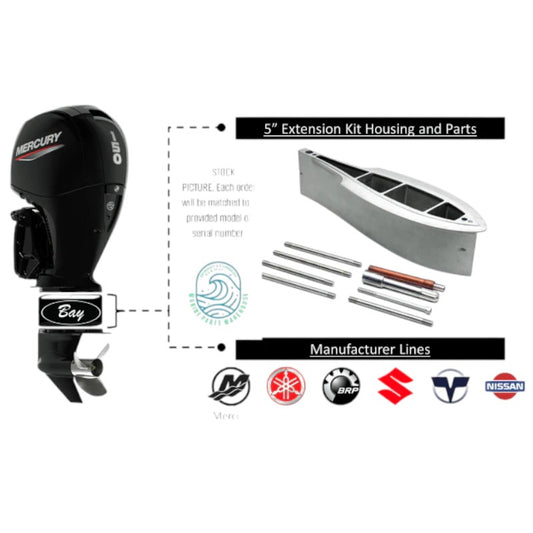 New Yamaha T25 HP 2018 & Newer Outboard Extension Kit