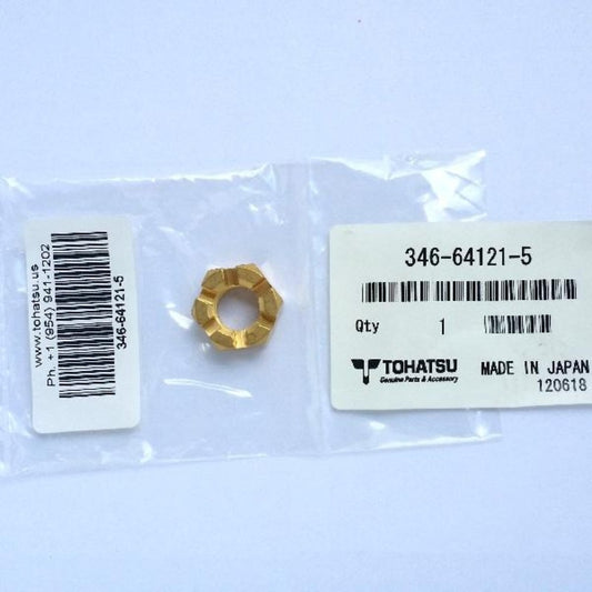OEM Nissan & Tohatsu 25-30HP 2-Stroke Outboard Propeller Nut OEM # 346641215M
