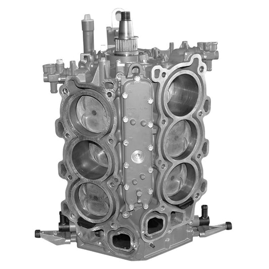 Remanufactured Mercury & Mariner 225 HP V6 4-Stroke Outboard Short Block, 2004-2005 (ME-P6F-20-R)