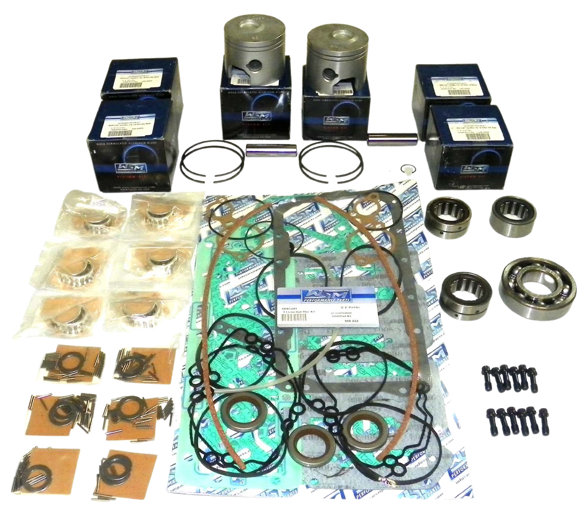 New Outboard Powerhead Rebuild Kit - Mercury & Mariner 115-175 HP 2.5L OptiMax (1998-2014)